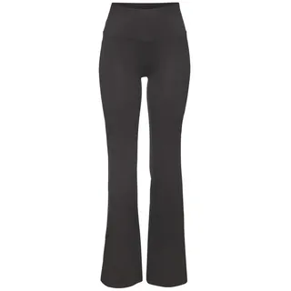 LASCANA ACTIVE, Jazzpants mit breitem Bündchen, schwarz,