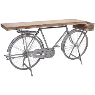 Wanderlust Konsole aus Holz und Metall 198X50X94 cm , 198x94x50 cm , Wohnzimmer, Wohnzimmertische, Konsolentische