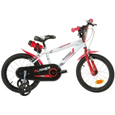 SCH Junge Bicycle Runner kinderfahrrad, Rot, 16