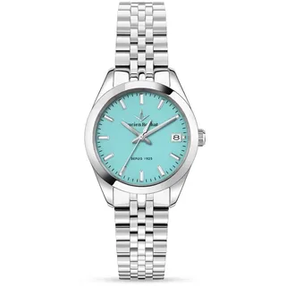 LUCIEN ROCHAT Madame – Damenuhr Stahl Türkis (R0453114524)