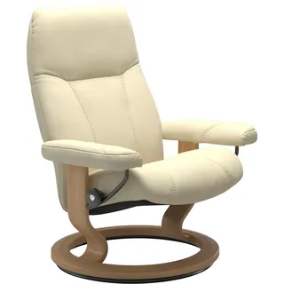Stressless Relaxsessel "Consul" mit Classic Base, Größe S, Gestell Eiche, vanilla paloma