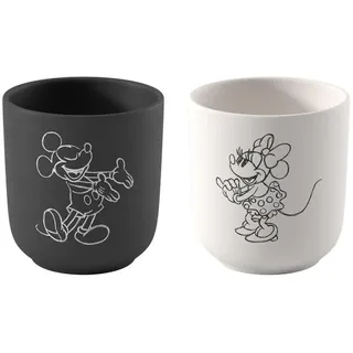 Villeroy & Boch Kaffeebecher 0,28 l Schwarz/Weiß 2 St.
