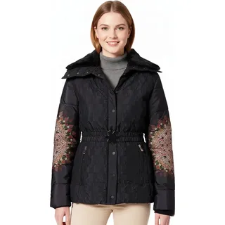 Desigual Aggu Damen Winterjacke schwarz S - Schwarz