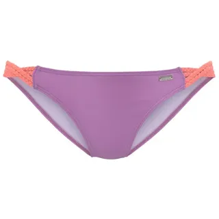 VENICE BEACH Bikini-Hose »Anna« mit geflochtenen Bändern, lila,