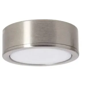 Xanlite LED-Möbelleuchte, gebürsteter Stahl, IP44, 250 Lumen, CCT, 2 Befestigungsmodi, Einbau- oder Aufputz-Beleuchtung, wasserdicht, Küche, Badezimmer, kompakt