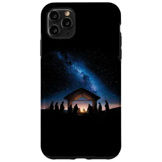 Glorious Krippe Jesu Christi Geburt Weihnachtskrippe Hülle für iPhone 11 Pro Max