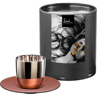 Eisch Espressotasse 0,1 l Platin-Kupfer 6 St.