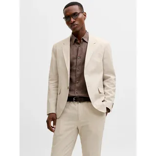 JACK & JONES Martin Summer Linen Blend 12291806 Blazer - ancient scroll / slim fit, - 50,