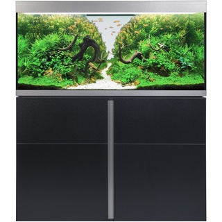 Fluval Siena 330 Aquarienkombination bestehend aus Aquarium 332L und Schrank in Schwarz