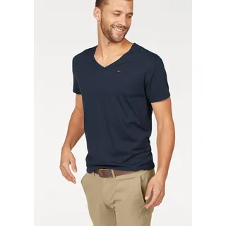 Tommy Hilfiger Original Kurzarm-T-Shirt Mit V-ausschnitt Black Iris M