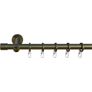 INDEKO Vorhangstange Linz 1-läufig Ø 16 mm 260 cm Antik