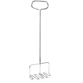 HENDI Kartoffelstampfer Edelstahl 180 x 600 mm Silber/Weiß