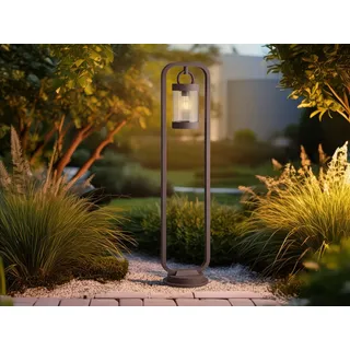 meineWunschleuchte LED Wegeleuchte für Wegbeleuchtung Garten, Gartenlaterne Rostoptik, Höhe 100cm