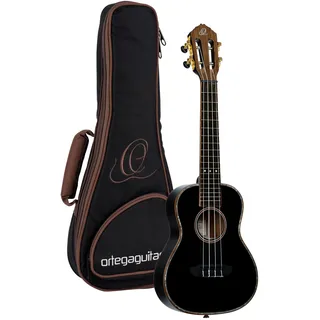 Ortega Onyx Series Konzert Ukulele All Gloss Black