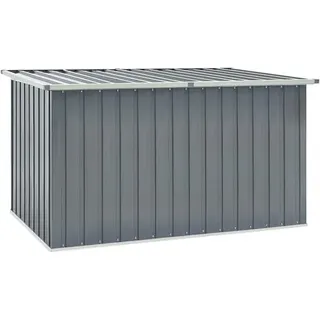 Gartenbox Metall Gartenbox wasserdicht XXL Auflagenbox Metall Aufbewahrungsbox Garten Outdoor Box Kissenbox für Garten-Grau-171 x 99 x 93 cm - Grau