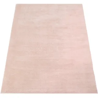 Paco Home Kurzflorteppich 200/280 cm Cadiz 630 , Rosa , Textil , Rechteckig , 200x280 cm , strapazierfähig, für Fußbodenheizung geeignet , Teppiche und Böden, Teppiche