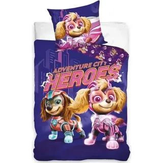 PAW Patrol Bettbezug Skye lila 140 x 200 cm - 70 x 90 cm - Lila