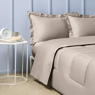 Komplettes Set ZUCCHI Satin Einfarbig Doppelbett