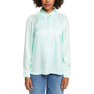 ESPRIT Damen 993EE1F325 Bluse, 390/LIGHT Aqua Green, M