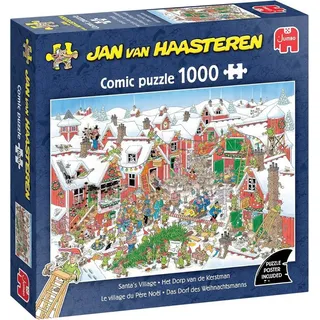 JUMBO Spiele Jan van Haasteren - Das Dorf des Weihnachtsmanns (1000 Teile), 1000 Stück(e), Weihnachten, 15 Jahr(e)