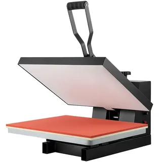 Vevor Wärmepresse 1700 W Leistung, Wärmepresse, schnelles Aufheizen, Hochdruck-Wärmepresse für T-Shirts, digitaler industrieller Sublimationsdrucker für Wärmeübertragungsvinyl 40,6 x 51 cm