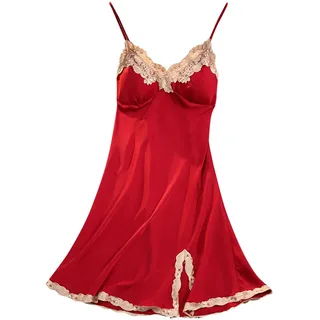 Unterkleid Hautfarben Oversize Schwarz Dünnes Ärmellos Nachtwäsche Schlupfkasack Baumwolle Weiß mit Trägern Sexy Nachthemd Unterkleid Große Größen Spitze Weiche Durchsichtige Unterrock Shapewear