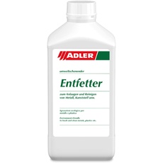 ADLER Entfetter - 1 L - Fettentferner, Reiniger und Anlauger auf Wasserbasis - Lösemittelfrei, enthält weder Säuren noch Phosphate und ist biologisch abbaubar