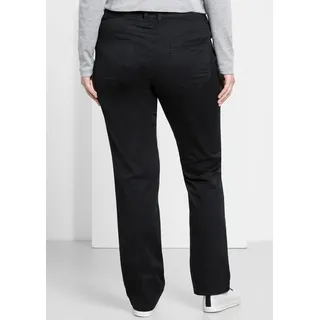 sheego Stretch-Hose, schwarz