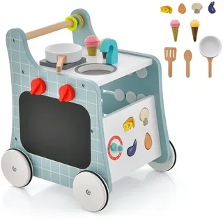 Costway Lauflernwagen Blau