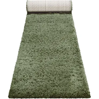 Esprit YOGI ESP-096 Hochflorteppich 80 x 400 cm Grün