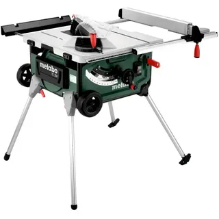 Metabo TS 254 1700 W 240 V inkl. Sägeblatt/Parallelanschlag/Schiebestock/Tischverlängerung/Tischverbreiterung/Winkelanschlag