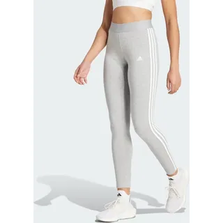 Adidas LOUNGEWEAR Essentials 3-Streifen Leggings Medium Grey Heather / White XS