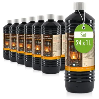 Höfer Chemie 30x 1 L FLAMBIOL® Lampenöl Hochrein Kristallklar