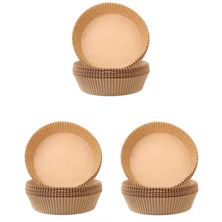 TEMPO DI SALDI 150 Stück Einweg-Ofenpapier für Luftfritteuse, Antihaftbeschichtung, ölabweisend