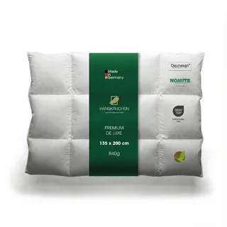 Hanskruchen Daunendecke PREMIUM DE LUXE Warm 135 x 200 cm - Weiß