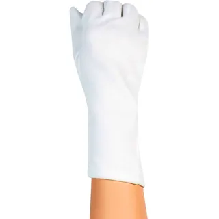 Glamory Damen Strumpf-Handschuhe Gloves, Weiß , One size