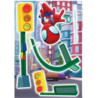 Komar Deko-Sticker Spiderman Lamp Swing
