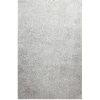 Homie Living Pisa Hochflorteppich 130 x 190 cm Grau/Weiß