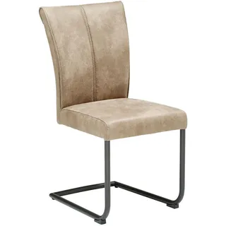 VALDERA Niehoff Schwingstuhl Grau, Schwarz, Rundrohr, 46x94x60 cm,