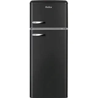 KGC 15637 MS Retro-Kühl-Gefrierkombination (206 l, 1440 mm hoch, Schwarz)