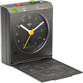 Braun BNC005, Quarzwecker, Grau, Analog, 72 mm, 78 mm, 30 mm - Grau