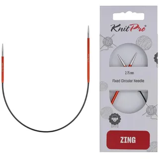 KnitPro Zing Asymmetrische Rundnadeln 10" (25cm) | 2.75mm