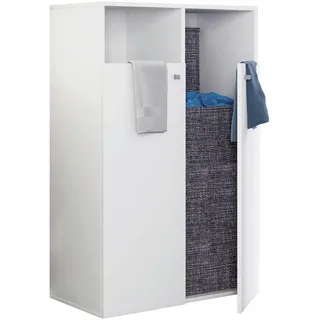 VCM Dreso XL Hochschrank 40 x 184 cm Weiß Holz/Kunststoff