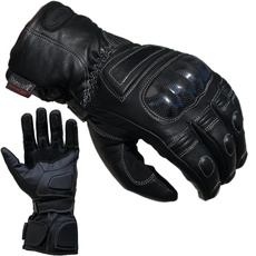 PROANTI Motorradhandschuhe Leder Regen Winter Motorrad Handschuhe - XS