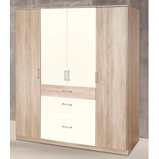 Kleiderschrank Click ¦ holzfarben ¦ Maße (cm): B: 180 H: 199 T: 58.0