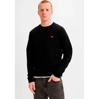 Levi's® Wollpullover »ORIGINAL HM SWEATER« klassische Rundhalsform, schwarz