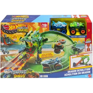 Hot Wheels Monster Trucks Drachenrennen Spielset