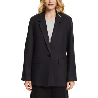 ESPRIT Damen 034EE1G314 Blazer, 001/BLACK, 44