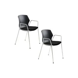 Mayer Schalenstühle myPRIMO 2511 01 01 A 26 397 schwarz Stoff, 2 St.