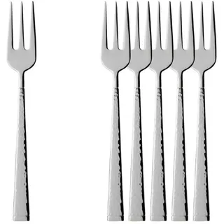 Villeroy & Boch "Kuchengabel Blacksmith 15,6 cm 6er Set edelstahl", Spülmaschinenfest,